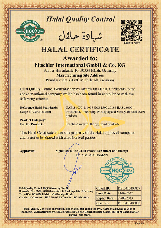 certification halal hitschler